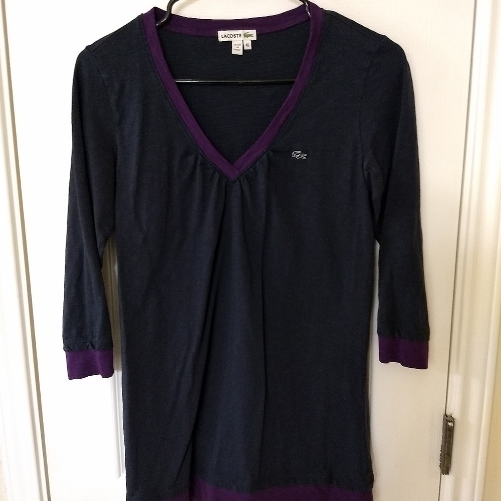 Lacoste three-quarter sleeve shirt